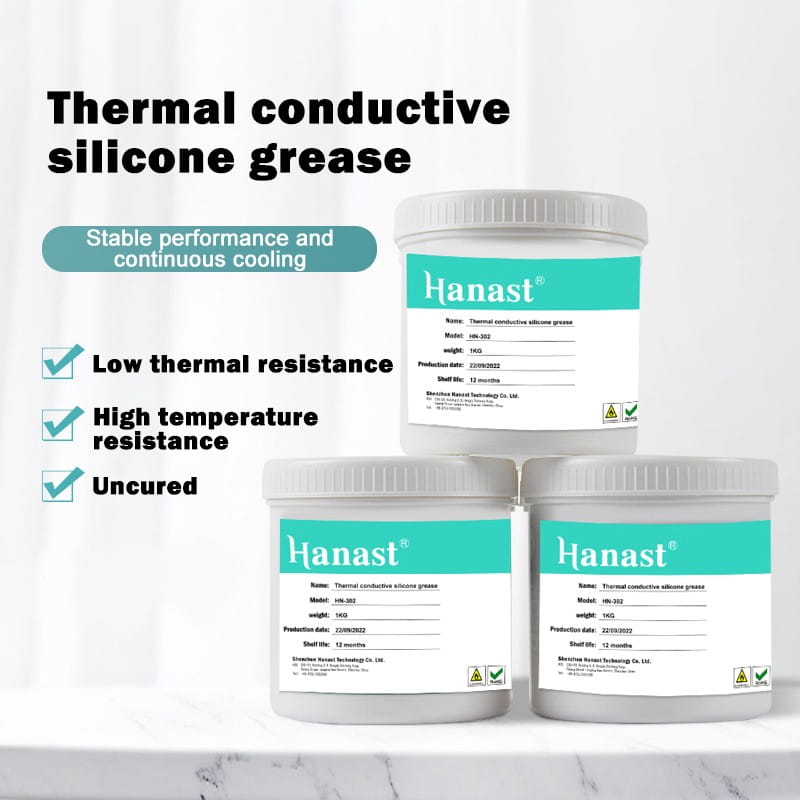  High Thernal One-component Thermally Conductive Silicone Grease For PC CPU Heatsink