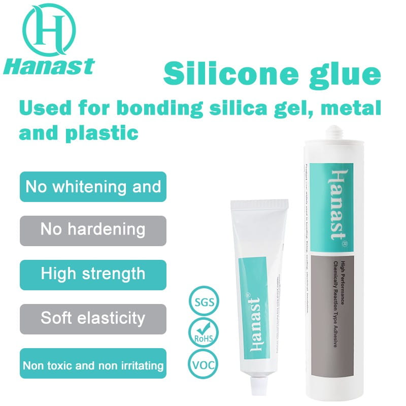 Silicone rubber adhesive, strong sealing adhesive, waterproof and high temperature resistant silicone glue for LED lamps