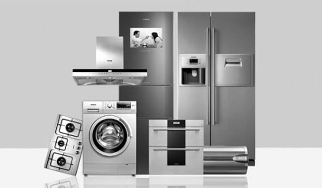 Application of adhesive in the home appliance industry