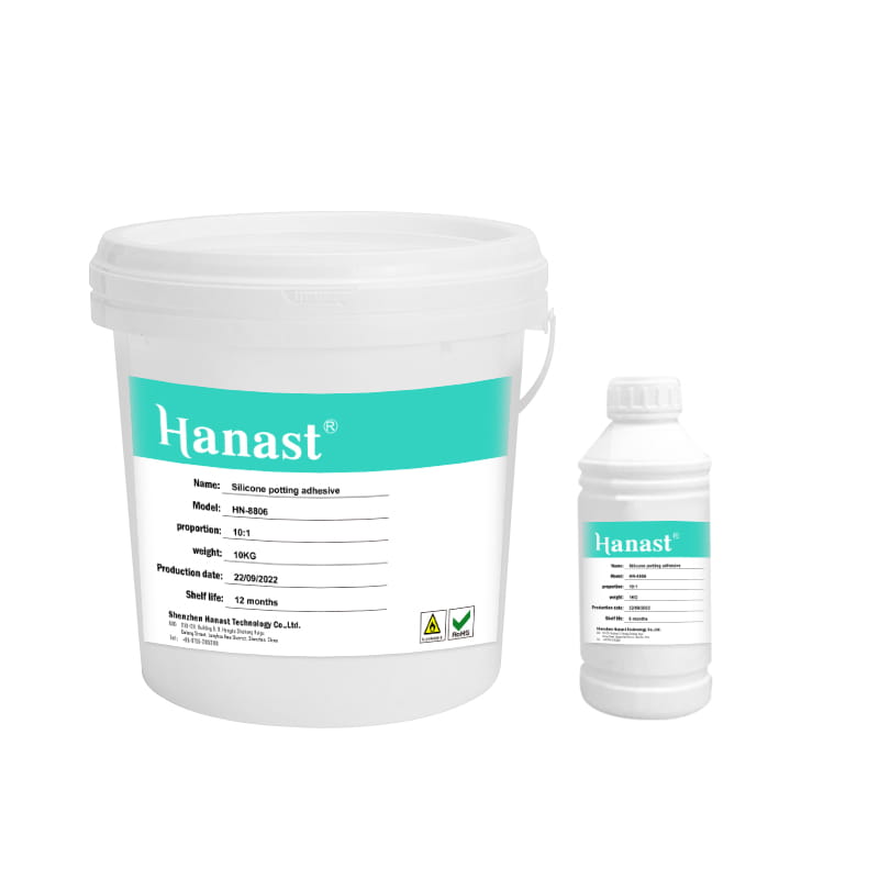 Will the improper distribution of the two-component potting compound affect the quality?