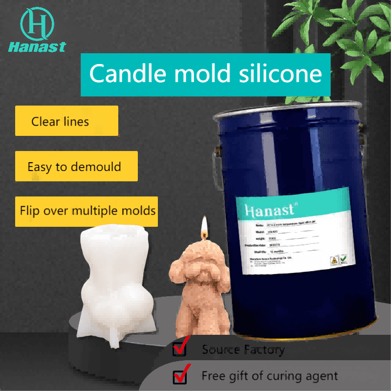 Candle mold silicone liquid rtv2 silicone liquid rubber mold making