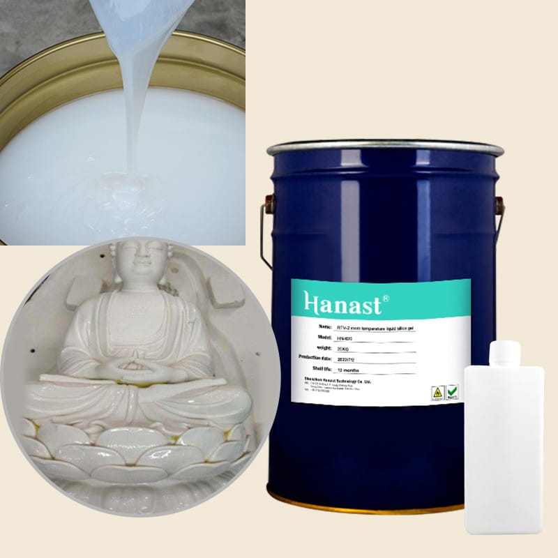 Condensed mold silicone Tin cured liquid silicone rtv 2 molding silicone rubber