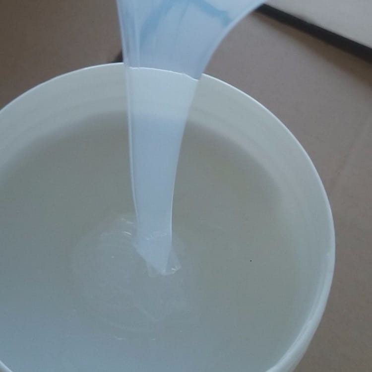 What can be used to dilute liquid silicone?