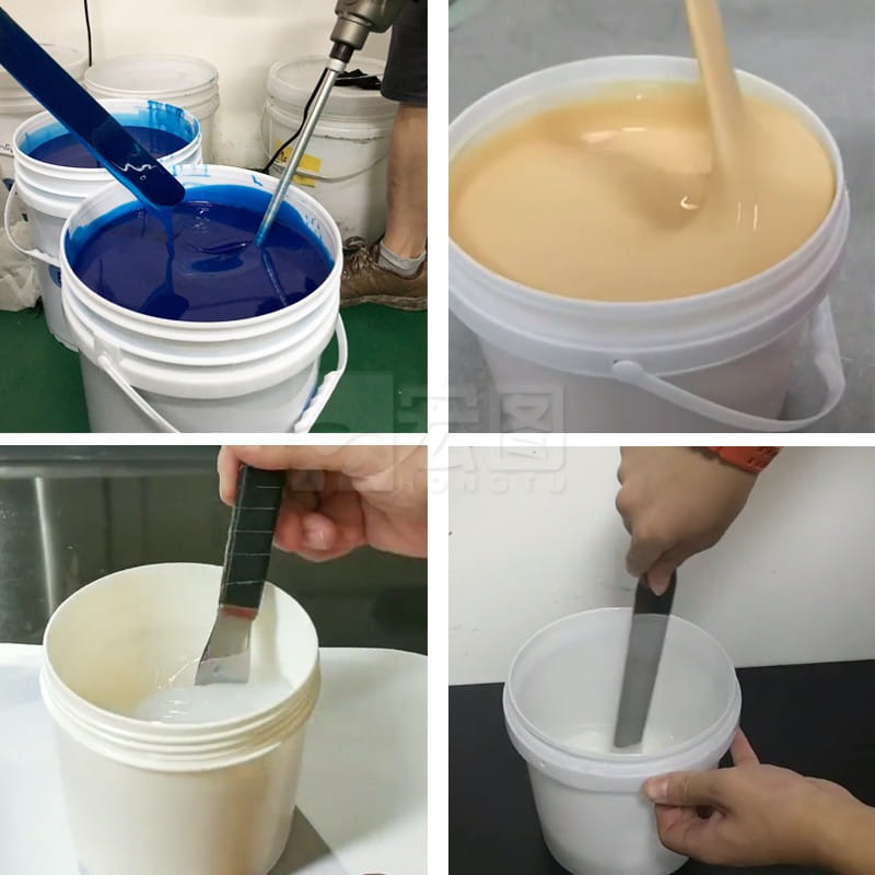Why do liquid silicone raw materials need to be stirred evenly with the curing agent?