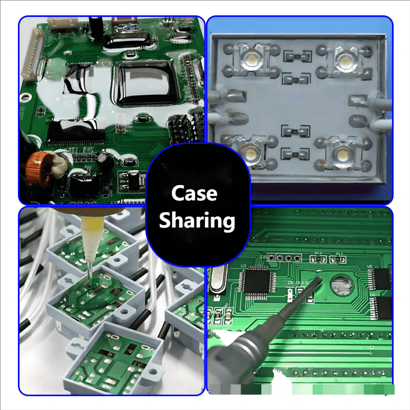 Processing customized high transparent jelly silicon gel PCB circuit board protection shockproof repairable electronic silicon gel